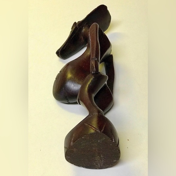 19th Century Antique Hand Carved Ebony African Fertility Figurine Statuette - Picture 4 of 10